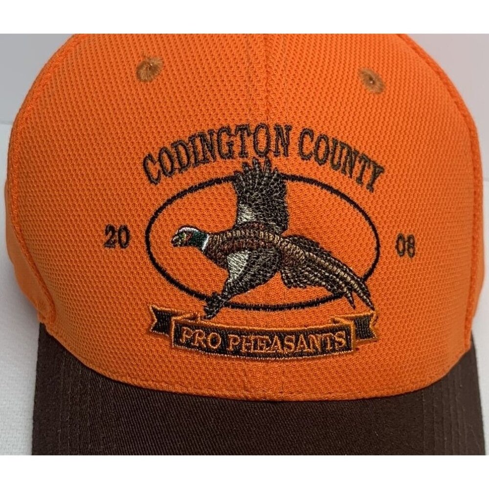 Blaze Orange Cap Ring Neck Pheasant Pro Pheasant Hunting Sponsor South Dakota